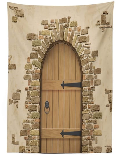 ABAKUHAUS Tafellaken 140x240 cm – satijnmengsel, wasbaar, zandbruin