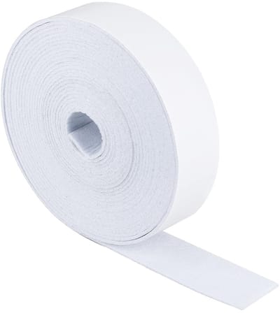 8 m Witte Vilt Plakband, 4 cm Brede Zelfklevende Viltstrips voor Meubelbescherming en Creatieve Klussen