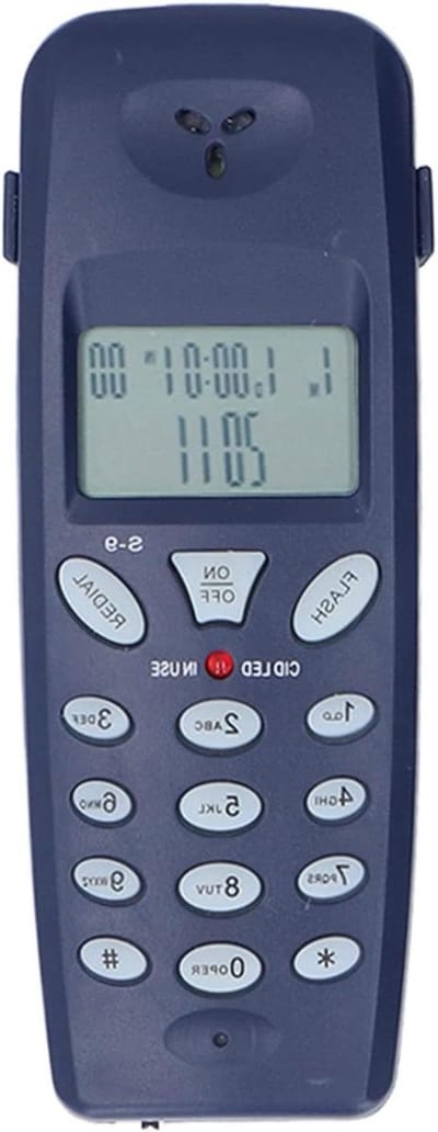 Telefoon met Snoer - Vaste Lijn Telefoon - Thuiskantoor Gebruik - 16-bits LCD-scherm - 115 Gram - default
