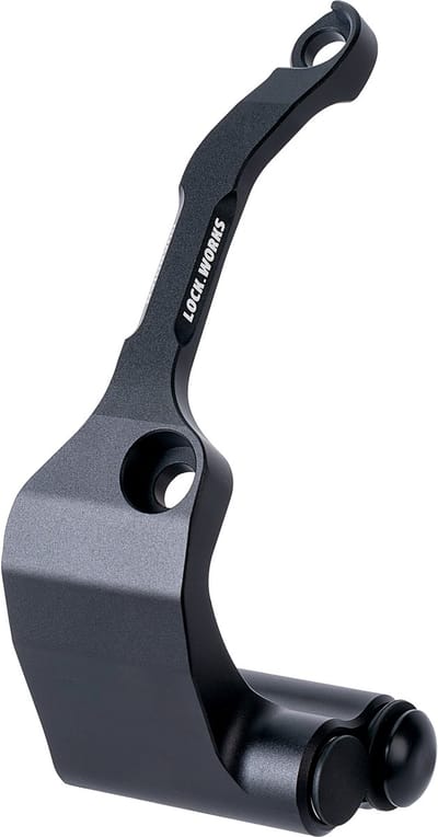 Lock Works Guardian GR108 Zwart (Rechterkant - 108mm) - ART4 - Permanent gemonteerd remschijfslot - Zwart