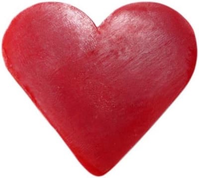 Gastenzeepjes Raspberry hartvormig