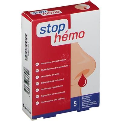 Stop Hémo Steriele Watten 5x4cm 5