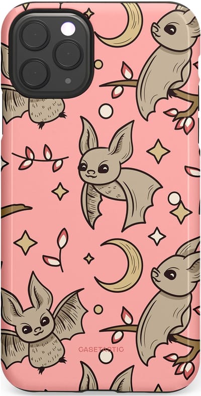 Casetastic Hoesje Geschikt voor Apple iPhone 11 Pro Max - Stijlvolle Beschermende Duo-layer Case - Nachtelijke vlucht
