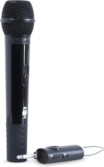 Draadloze Karaoke Microfoon Zwart - Wireless Zangmicrofoon voor Optimaal Geluid
