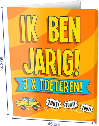 Paperdreams Window signs - Gefeliciteerd