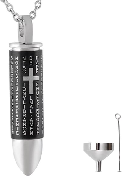 Luxe Ashanger - met Ketting (55 cm) - Voor As, Haren of Parfum - Assieraad - As Ketting - Gedenksieraad - Urn - As Hanger - Incl. As vuller en Opbergzakje - Letter Forever