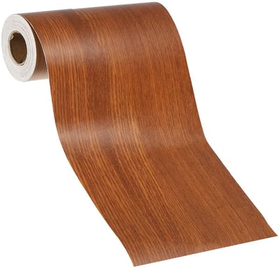 Plakband van houtnerf, 10 cm x 10 m, ideaal voor meubels, vloeren, deuren, tafels, stoelen, ramen, knutselwerk, teakhout