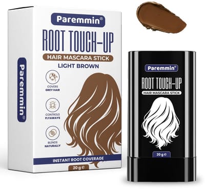 Uitgroei Haar Stick (Licht Bruin) - Haarmascara - Poeder – Uitgroeispray – Haarvezels – haarverf – Haarpoeder