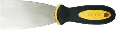 TOPEX - Schilder Spackmes - Roestvrij Staal - 75 mm - Antislip Handvat
