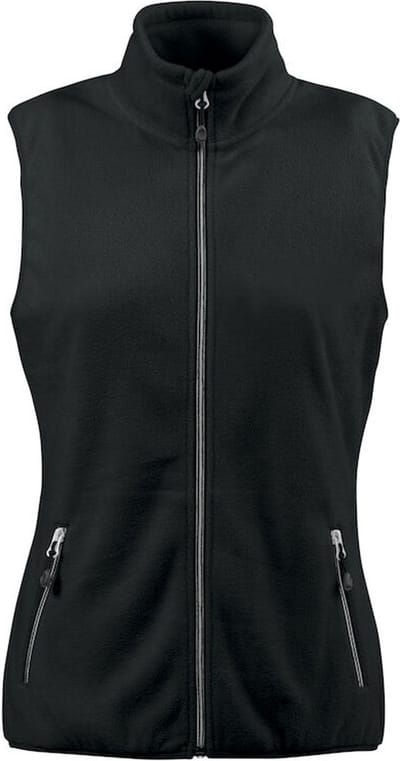 Printer RED FLEECE VEST SIDEFLIP LADY 2261507 - Zwart - XL