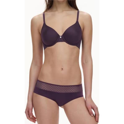 Chantelle Co Bra Tshirt Covering Aubergine Maat: G75 | BH's Outlet | Dames | Paars