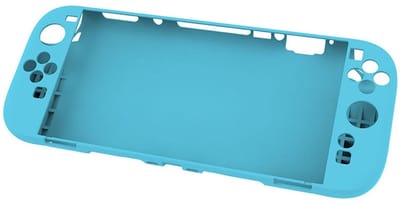 Case Geschikt voor Nintendo Switch 2 - Back Cover Hoesje - Zacht Comfortabel Siliconen - Beschermhoes Blauw