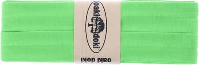 Oaki Doki Jersey Tricot Biaisband 20mm – 3 Meter – Mintgroen 449 – Elastisch Afwerkingslint voor Stretchstoffen