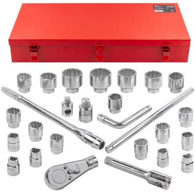 Forcekraft FK-68263-9 - Dopsleutelset - 3/4" - 12-kant - 26 stuks