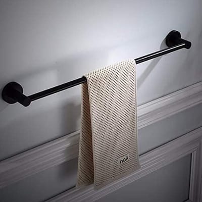Handdoekrails Europese stijl handdoekenrek, roestvrij staal enkelpolig handdoekenrek badkamerplank handdoekenrek hardware handdoekhouder handdoekrekken/punch / 30 cm wisdom