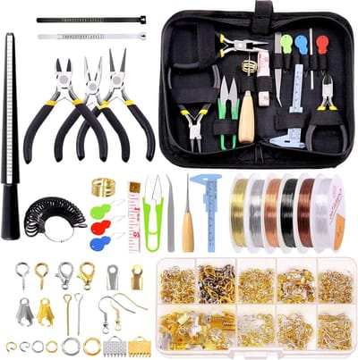 Complete Set voor Sieraden Maken met Gereedschap, Pliers, Kralen en Draad - 937 Stuks voor DIY Oorbellen en Kettingen