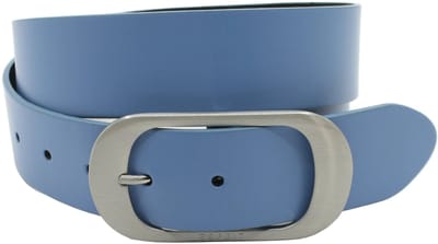 Damesriem lichtblauw - Basic leren riem 4cm Esprit - Leer - Basic riem - Casual - Maat 100