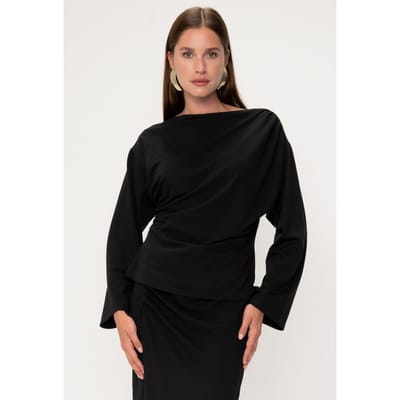 VIVEH Merak Top Black Größe: 34 | Longsleeves Outlet | Damen | Schwarz
