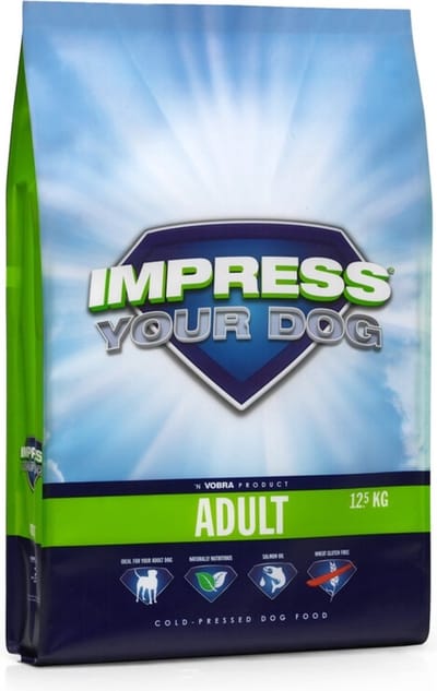 Impress Your Dog Adult 12,5 kg met 100 gram snacks