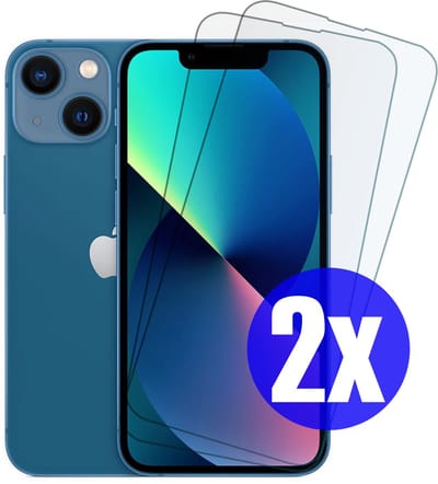 Screenprotector geschikt voor iPhone 13/13 Pro - Gehard Glas - Tempered Glass Armor Screen Cover - 2 Stuks