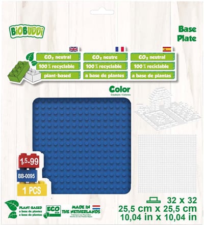 BiOBUDDi Edu Basisplatenset Ocean Blue - 4st.