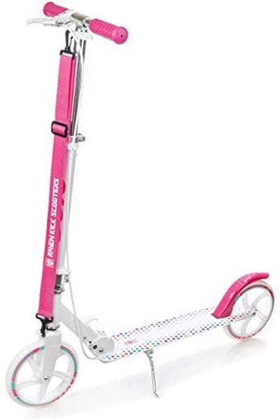 Stunt Scooter voor Kinderen en Volwassenen - Inklapbaar, Hoogte Verstelbaar, Draagriem, Bel, Fleshouder