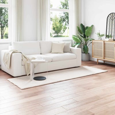 vidaXL - Antislip - vloerkleed - van - imitatie - konijnenbont - OLITE - 80 - x - 250 - cm