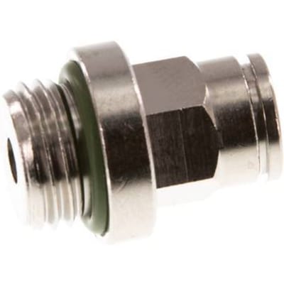 6mm x G1/4'' Messing Insteekfitting Buitendraad FKM [2 Stuks]
