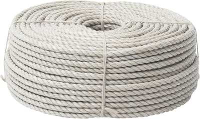 Beige Touw 100 Meter Ø 10 mm - Sterk Polypropyleen Touw voor Tuin en Klussen