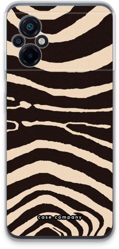 Case Company® - Hoesje geschikt voor Xiaomi Poco M5 hoesje - Arizona Zebra - Soft Cover Telefoonhoesje - Bescherming aan alle Kanten en Schermrand