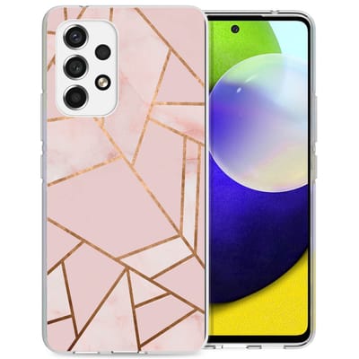 imoshion Hoesje - Geschikt voor Samsung Galaxy A53 - Design hoesje - Pink Graphic