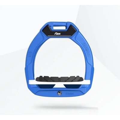 Veiligheidstijgers voor paardrijden Ingang Grip Blauw/Wit/Marine kind Flex-On Safe-On