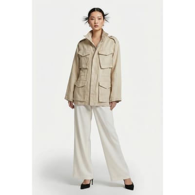 IRO Paris Vatico Beige Maat: S | Legerjassen Outlet | Dames | Beige