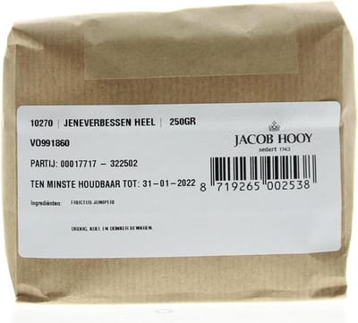 Jacob Hooy Jeneverbessen 250 gr