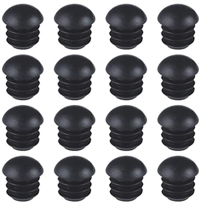 Ronde Stoeldopjes voor Stoelpoten - Beschermkappen met Kogelkop (16 mm, 16 Stuks)