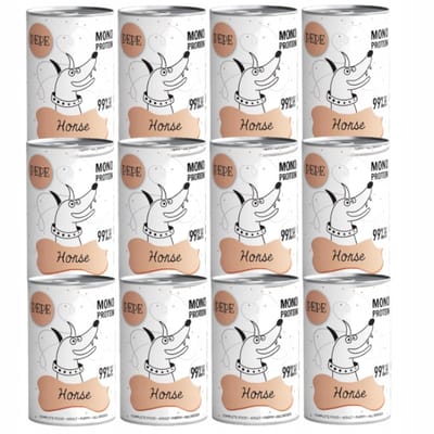 Paka Zwierzaka Pepe - Hondennatvoer - 99% Paard - 12x400g