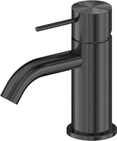 Owen & Finch Fonteinkraan Laag Model – Geborsteld Gun Metal PVD – Messing Toiletkraan