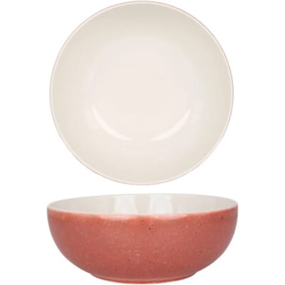 Rinart Diepbord - Rosa - Porselein - 23 cm (2000cc) - set van 6
