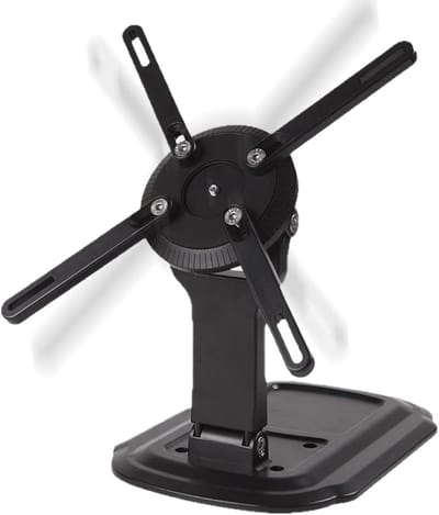 Projector Tafelstandaard - Projectorhouder Beamer - Thuisbioscoop Opzetten - 360 Graden Draaibaar - 19 x 19 x 10.8 cm - Zwart