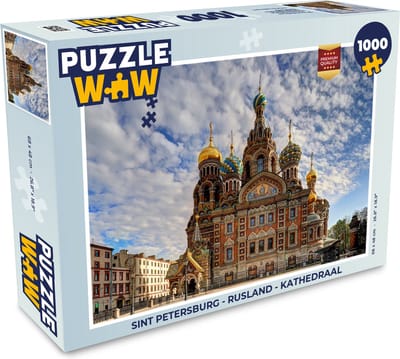 Puzzel Sint Petersburg - Rusland - Kathedraal - Legpuzzel - Puzzel 1000 stukjes volwassenen