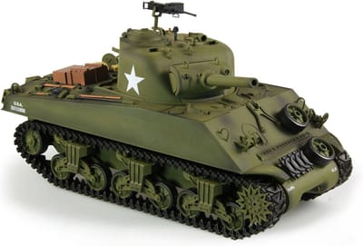 Amewi U.S. M4A3 Sherman radiografisch bestuurbaar model Tank Elektromotor 1:16