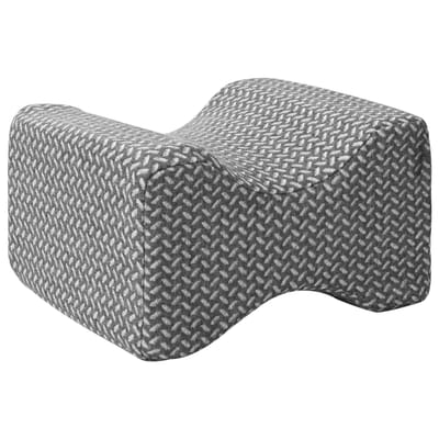 vidaXL - Kniekussen - Éénkleurig - Grijs - 26 - x - 21,5 - x - 15 - cm - Traagschuim