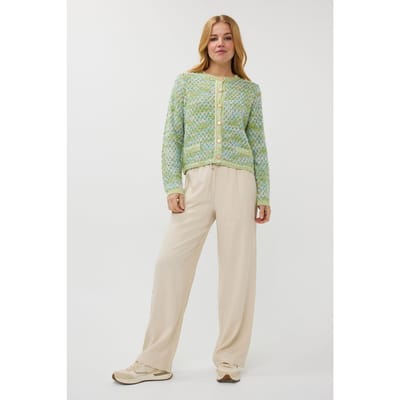 EsQualo Trousers Elastic Wb Wide Sand Größe: 36 | Ausgestellte Hosen Outlet | Damen | Braun