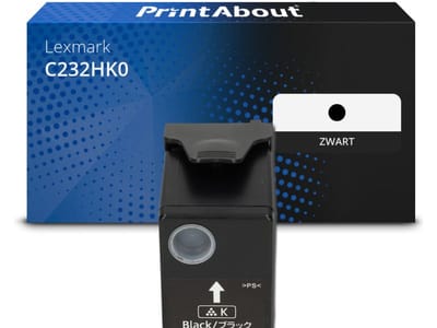 PrintAbout huismerk Toner C232HK0 Zwart Hoge capaciteit Geschikt voor Lexmark