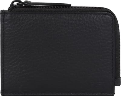 Jost Stockholm Portemonnee Leer 12 cm - Jongens - Horizontaal - schwarz