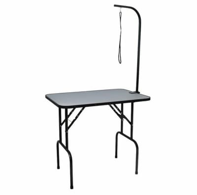 Trimtafel Met Trimarm - Extra Hoog - 81x46x80 cm - Met Trimlus - Voor Hond en Puppy - Hondenverzorging - Inklapbaar - Tot 40kg