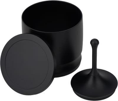 Koffie Doseerbeker - Koffie Accessoire - Espresso Bereiding - Aluminiumlegering Materiaal - 58 mm Diameter - Zwart
