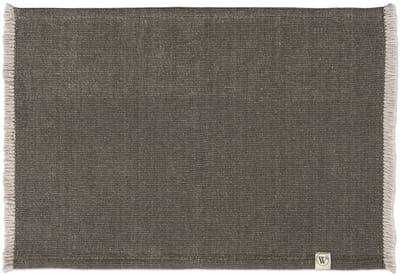 Walra Placemat Runner Sweet Raffle - 2x 35x48 - 100% Katoen (BCI) - Antraciet