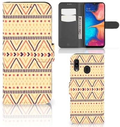 Samsung Galaxy A30 Telefoon Hoesje Aztec Yellow