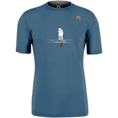 Karpos Wild Animal T-shirt Met Korte Mouwen Blauw 2XL Man